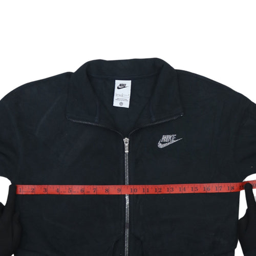 Nike Boys Black Fleece Track Jacket Size 12-13 Years Full Zip
