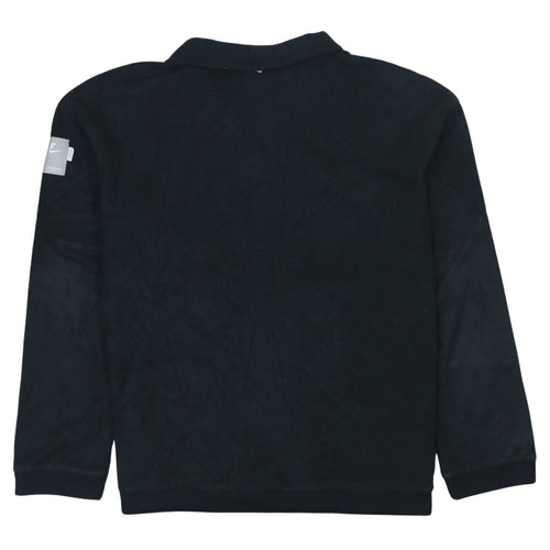Nike Boys Black Fleece Track Jacket Size 12-13 Years Full Zip