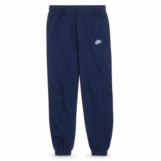 Front view of Nike Men's Blue Fleece Jogger Sweatpants, size S, Regular Fit