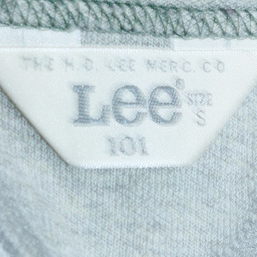 Lee 101 Grey Men's S Pullover Sweatshirt Embroidered Logo