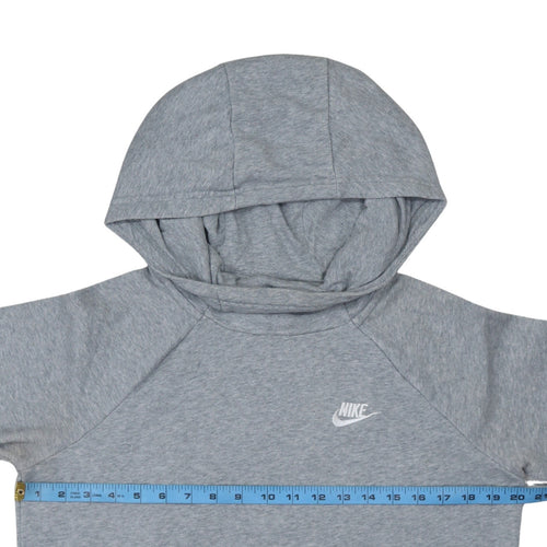 Nike Men's Grey Pullover Hoodie Small Regular Fit Sportswear