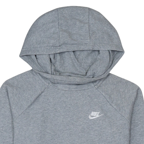 Nike Men's Grey Pullover Hoodie Small Regular Fit Sportswear