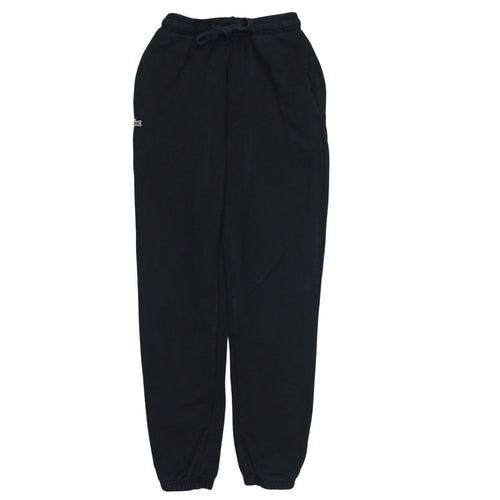 Lacoste Men’s Black Joggers Size S Cotton Blend Sports Trousers