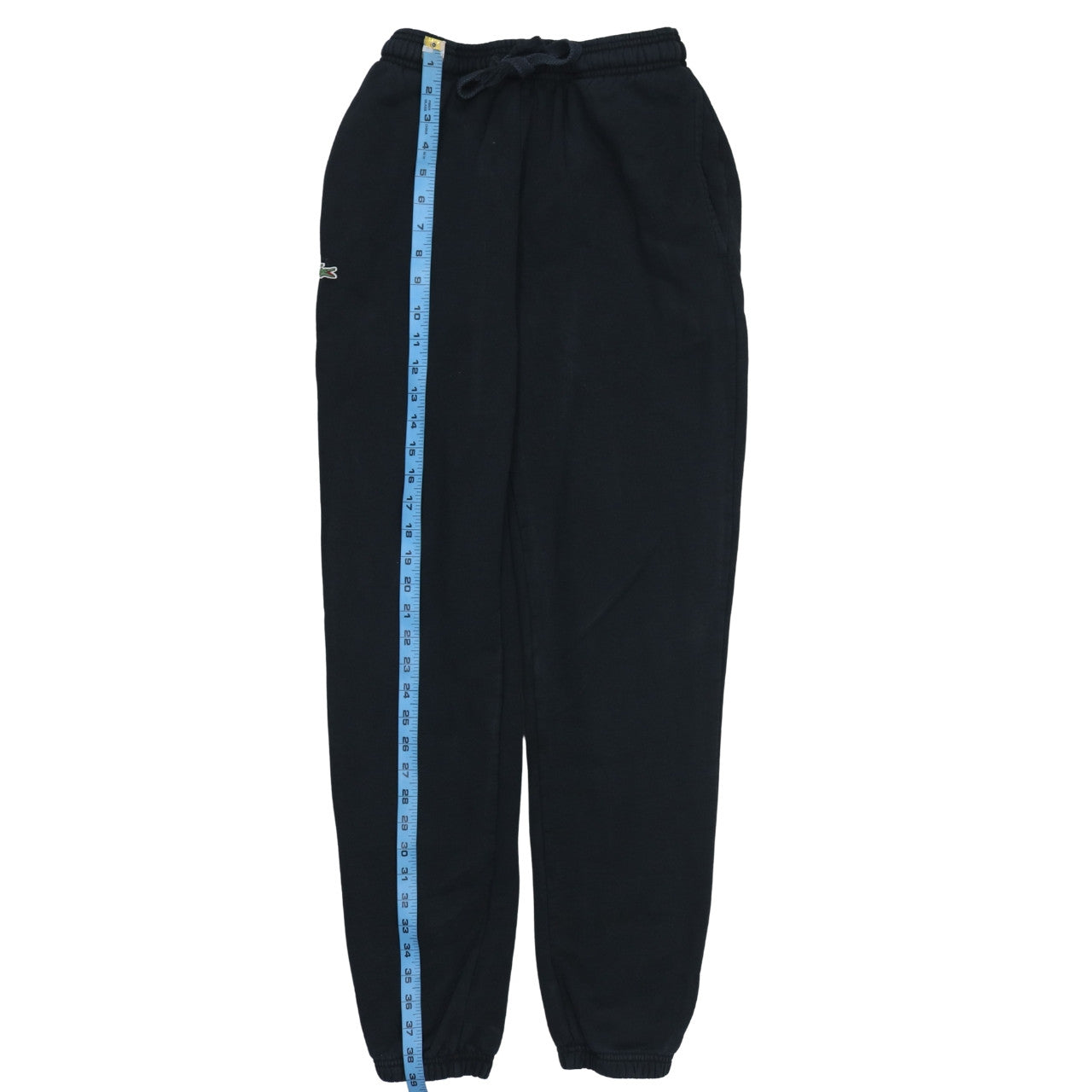 Lacoste Men’s Black Joggers Size S Cotton Blend Sports Trousers
