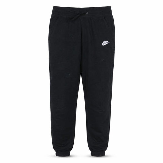 Front view of Nike Men's Black Small Jogger Sweatpants Drawstring Tapered Fit
