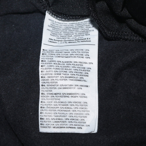 Nike Men's Black Small Jogger Sweatpants Drawstring Tapered Fit