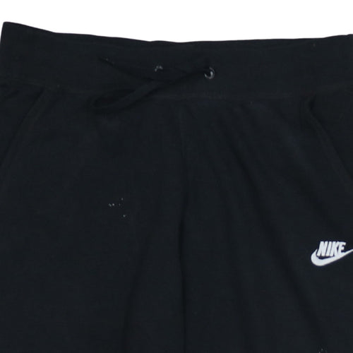 Nike Men's Black Small Jogger Sweatpants Drawstring Tapered Fit