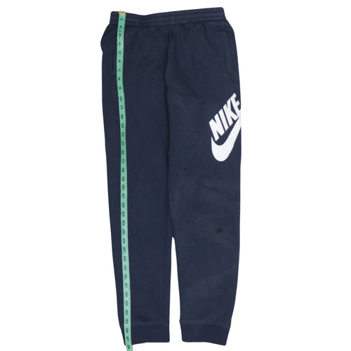 Nike Boys Blue XL Jogger Trousers Fleece Cotton Blend SB Activewear