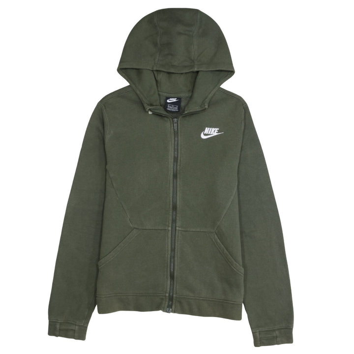 Nike Boys Green Full Zip Fleece Hoodie XL 13-15 Years