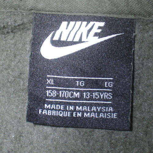 Nike Boys Green Full Zip Fleece Hoodie XL 13-15 Years