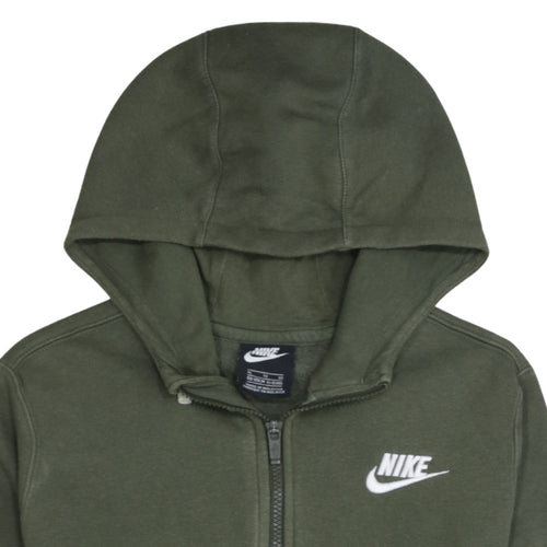Nike Boys Green Full Zip Fleece Hoodie XL 13-15 Years