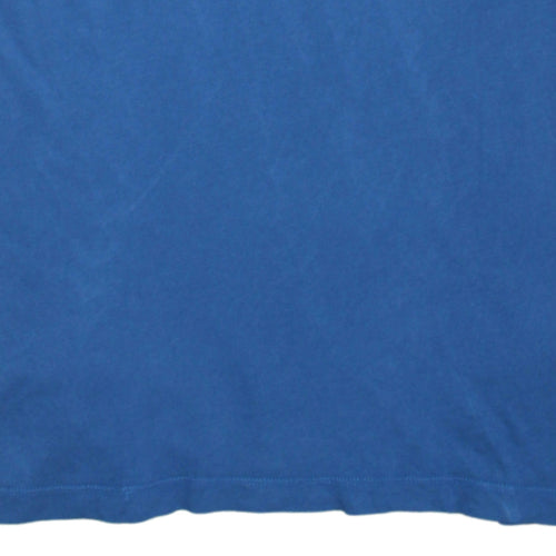 Nike Men Blue Crew Neck Cotton T-Shirt Size M