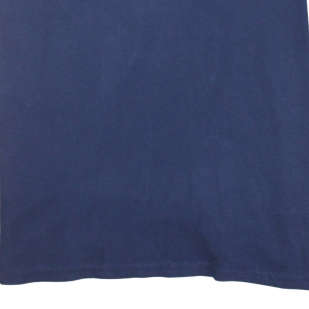 Fila Men's Blue Polo Shirt Size L Regular Fit Short Sleeve