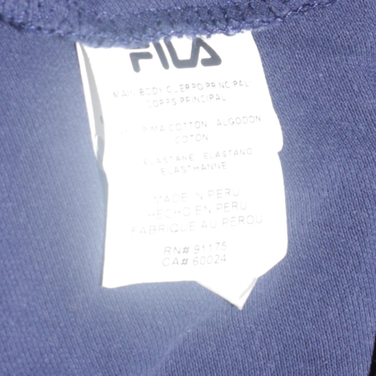Fila Men's Blue Polo Shirt Size L Regular Fit Short Sleeve
