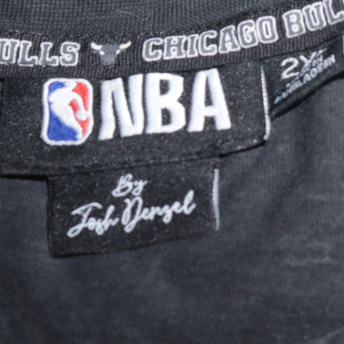NBA Chicago Bulls Black 2XL Men's Graphic Sports T-Shirt