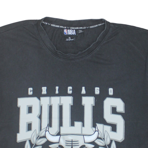 NBA Chicago Bulls Black 2XL Men's Graphic Sports T-Shirt