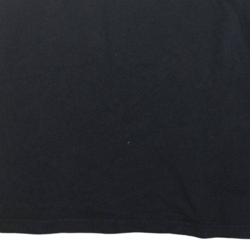 Tommy Jeans Men's Grey White Black Colourblock Crew Neck T-Shirt L