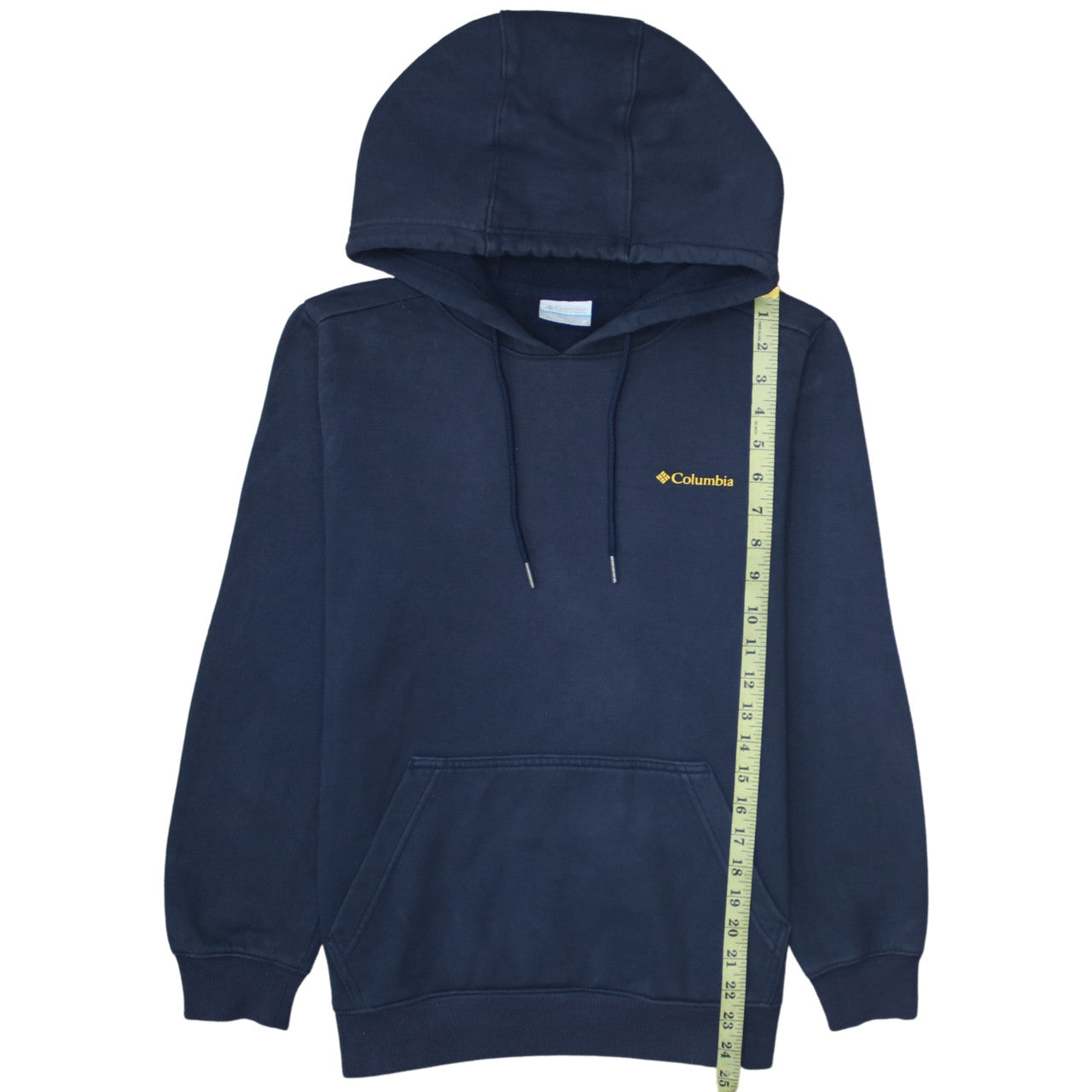 Columbia Men's Blue Pullover Hoodie M Regular Fit Fleece Logo