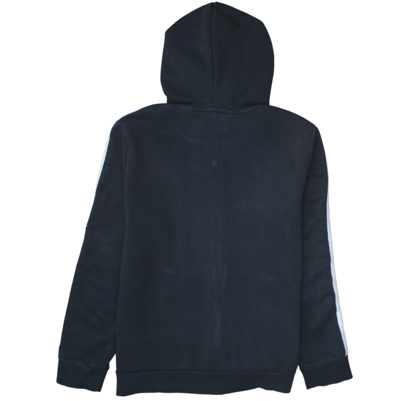 Adidas Women’s Black XL Full Zip Hoodie Sweatshirt with Stripes