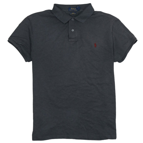 Polo Ralph Lauren Men's Black Slim Fit Pima Cotton Polo XL