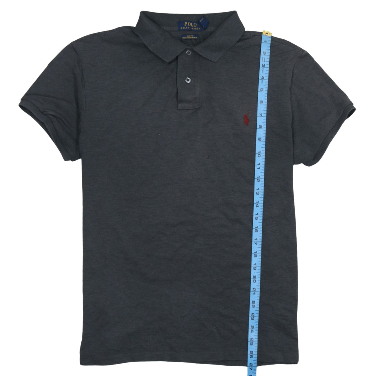 Polo Ralph Lauren Men's Black Slim Fit Pima Cotton Polo XL