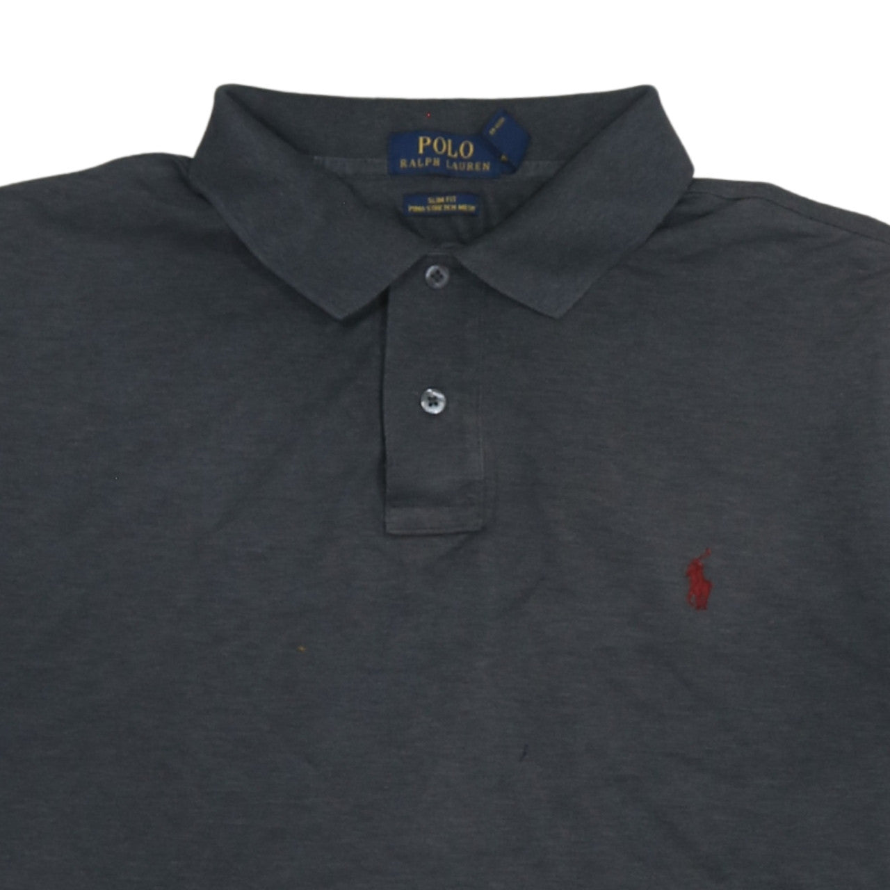 Polo Ralph Lauren Men's Black Slim Fit Pima Cotton Polo XL