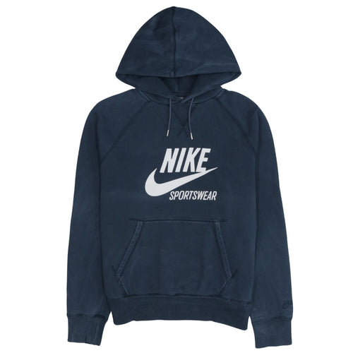 Nike Men's Blue Pullover Hoodie Size S Sportswear Graphic
