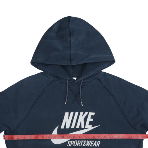 Nike Men's Blue Pullover Hoodie Size S Sportswear Graphic