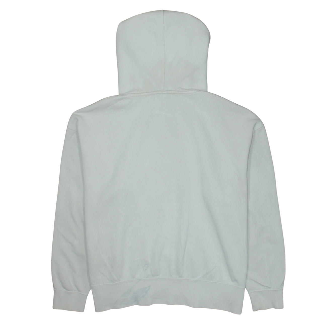 Nike Women White Hoodie Medium Pullover Classic Cotton Blend