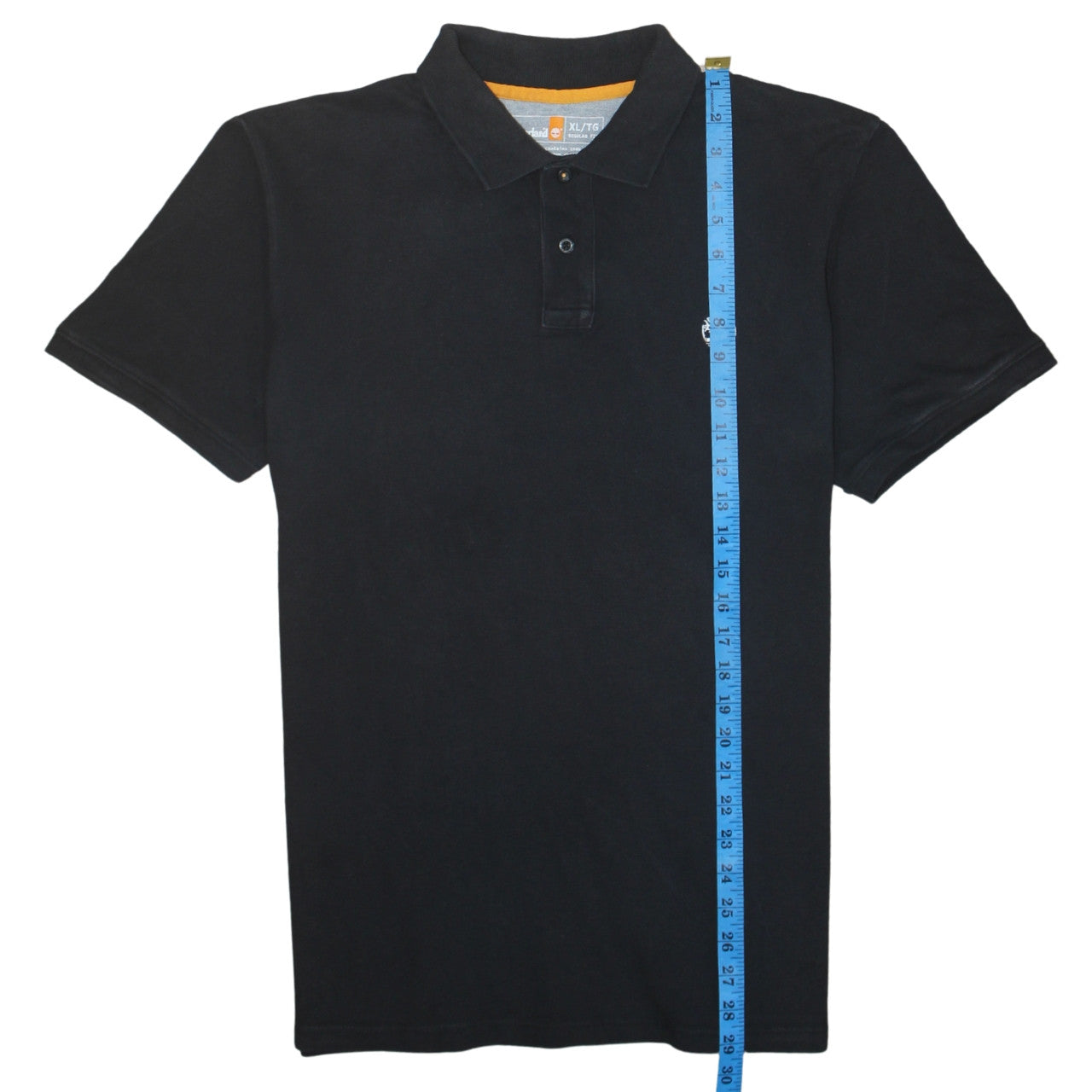 Timberland Men's Black Regular Fit Cotton Polo Shirt XL