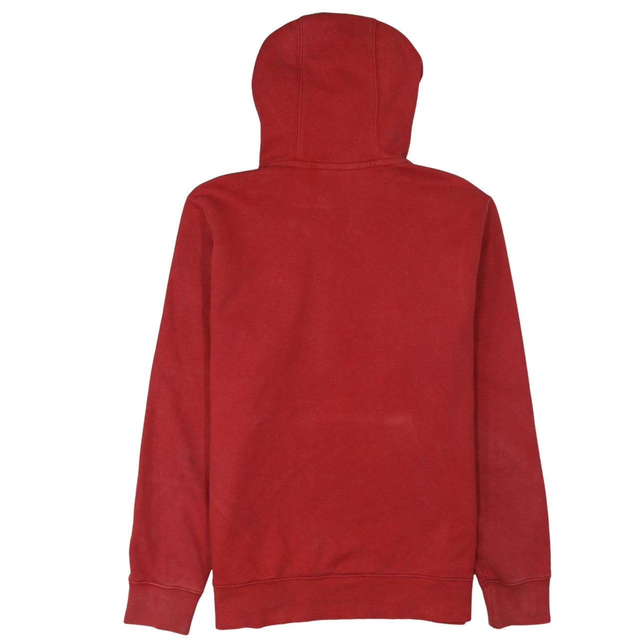 Nike Men's Red Pullover Hoodie Small Regular Fit Fleece Sweatshirt