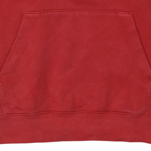 Nike Men's Red Pullover Hoodie Small Regular Fit Fleece Sweatshirt