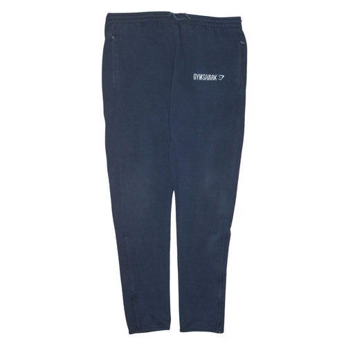 Gymshark Men Blue Slim Fit Joggers S Tapered Stretch Activewear