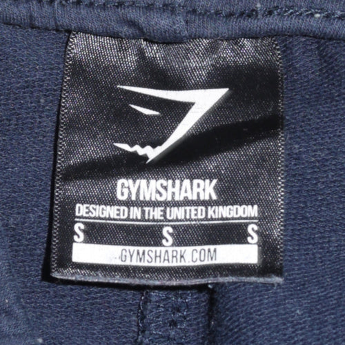 Gymshark Men Blue Slim Fit Joggers S Tapered Stretch Activewear