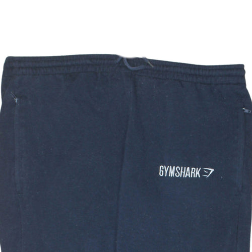 Gymshark Men Blue Slim Fit Joggers S Tapered Stretch Activewear