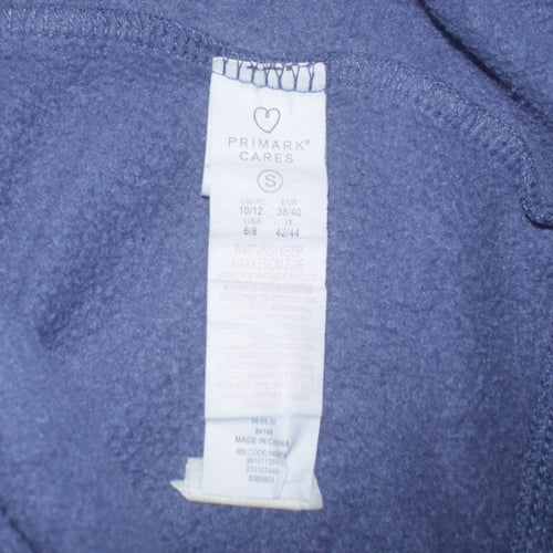 Disney Primark Cares Women Blue Stitch Sweatshirt Size S 10/12 Crew Neck