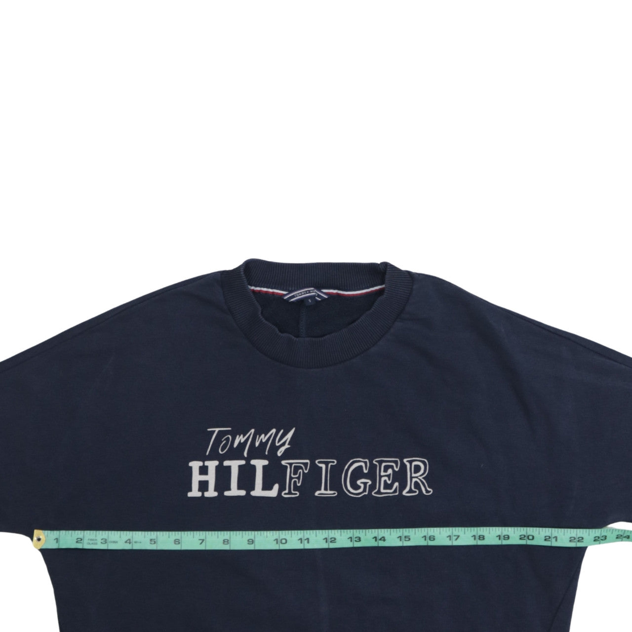 Tommy Hilfiger Women's Navy Blue Small Pullover Sweatshirt