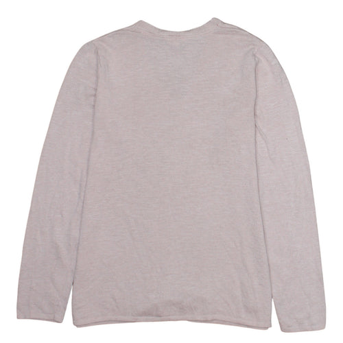 J. Jill Women's Beige V-Neck Lightweight Knit Jumper Size S