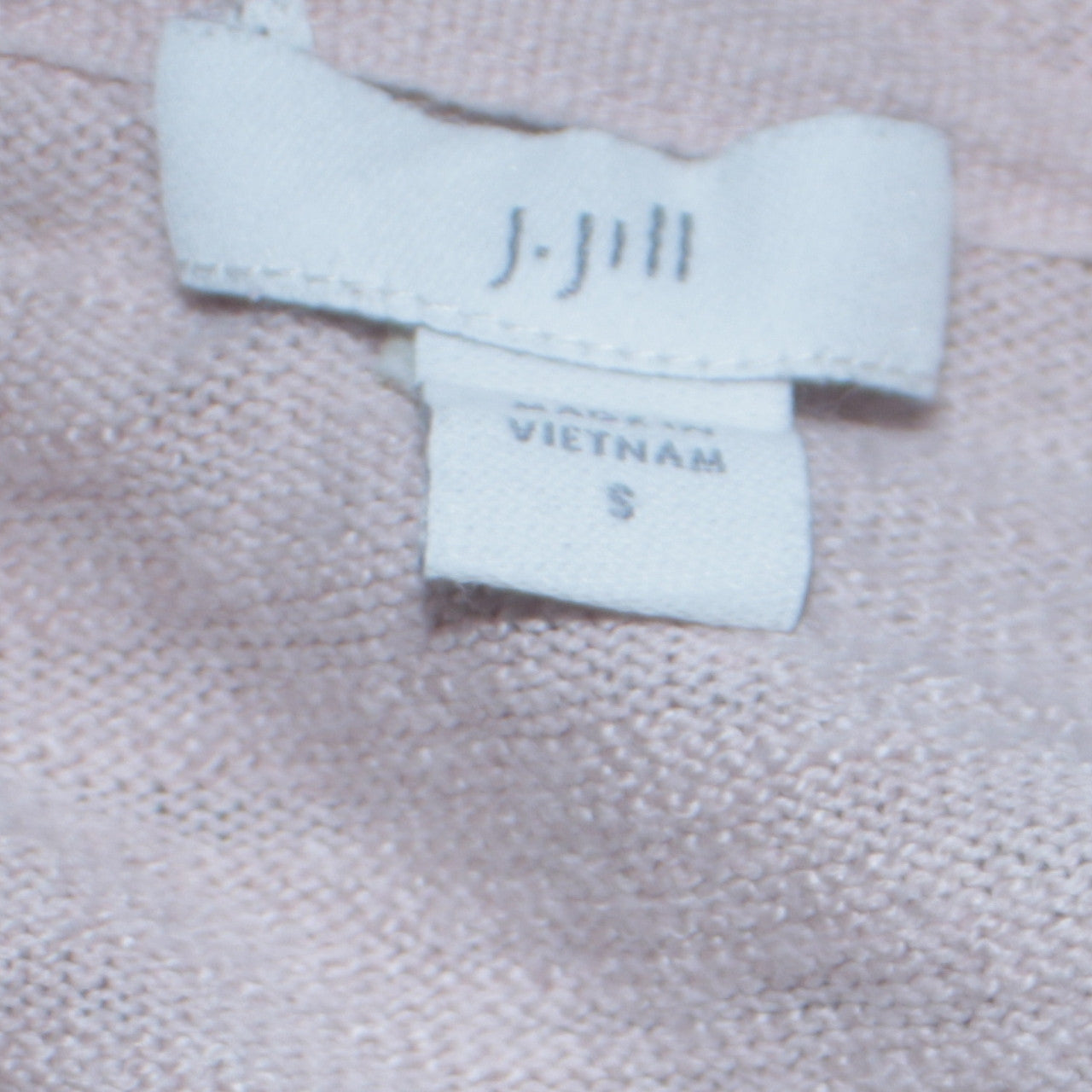 J. Jill Women's Beige V-Neck Lightweight Knit Jumper Size S