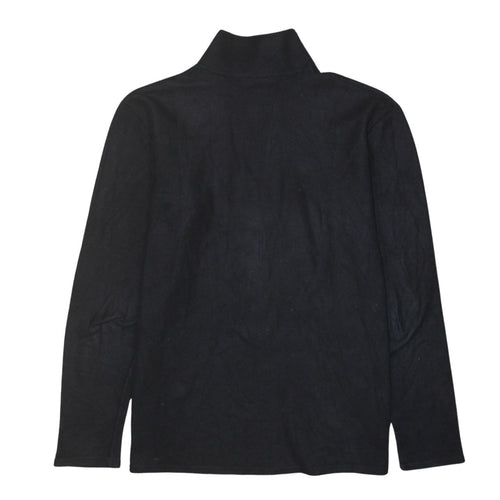 The North Face Mens Black Fleece 1/4 Zip Pullover Sweatshirt L