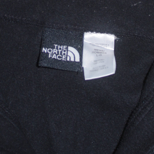 The North Face Mens Black Fleece 1/4 Zip Pullover Sweatshirt L