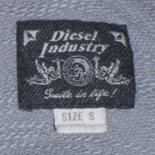 Diesel Men's Grey Full Zip Hoodie Size S Regular Fit