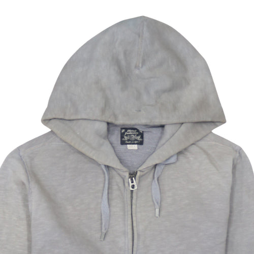 Diesel Men's Grey Full Zip Hoodie Size S Regular Fit