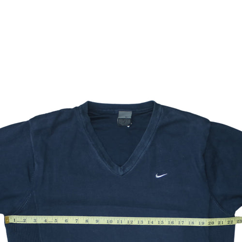 Nike Men's Blue V-Neck Pullover Sweatshirt Size M