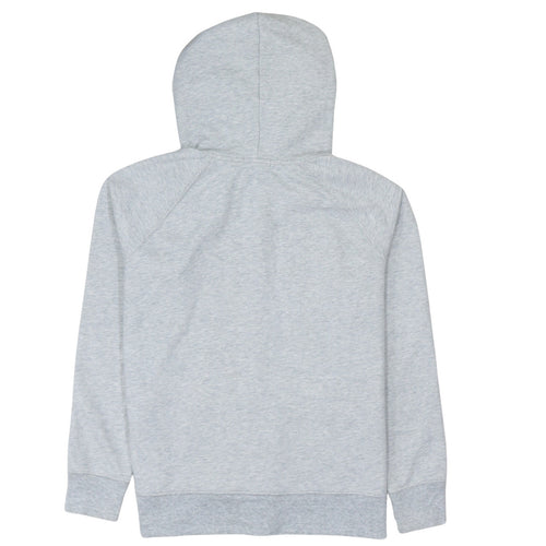 GAP Women’s Grey Full Zip Hoodie L Cotton Blend Logo Casual