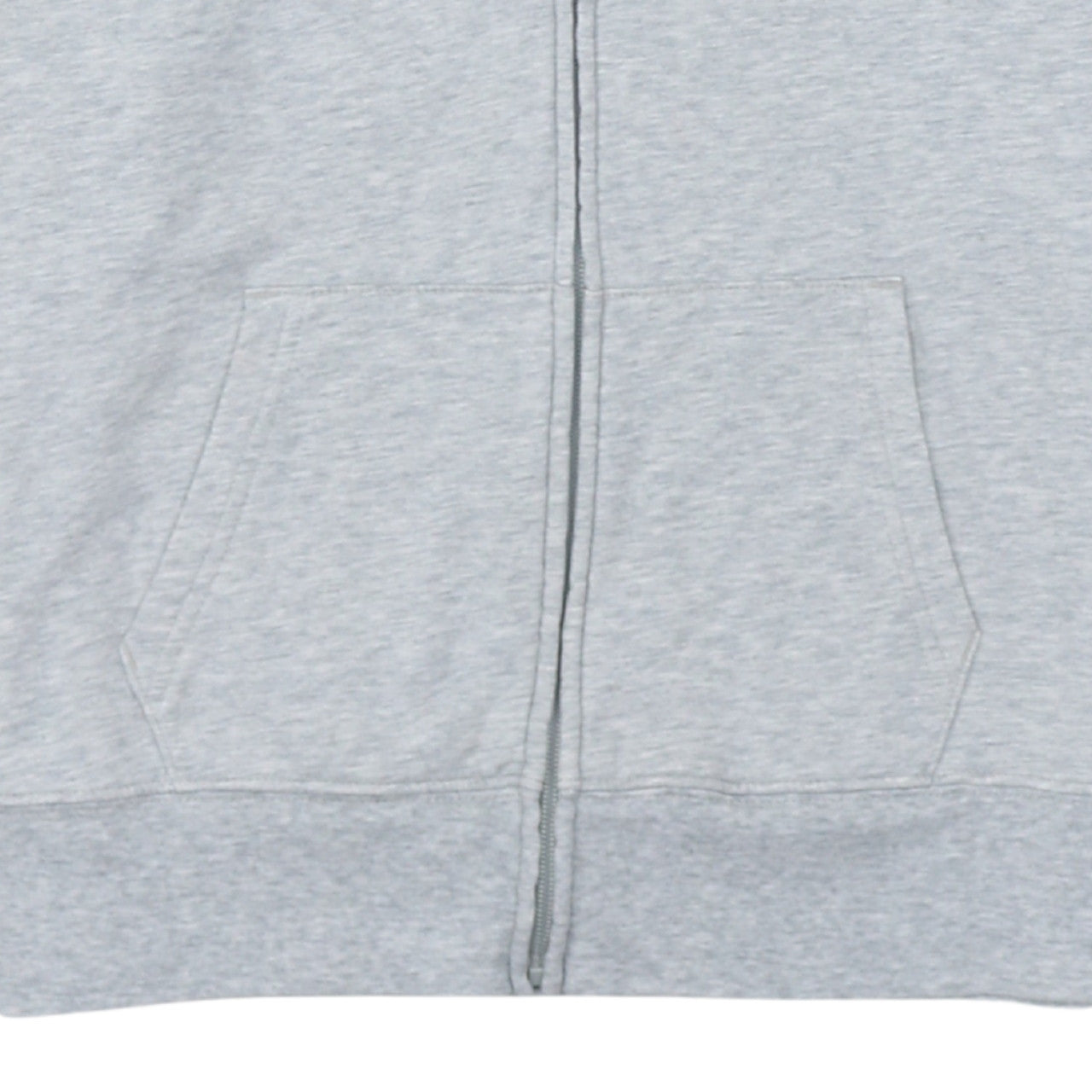 GAP Women’s Grey Full Zip Hoodie L Cotton Blend Logo Casual