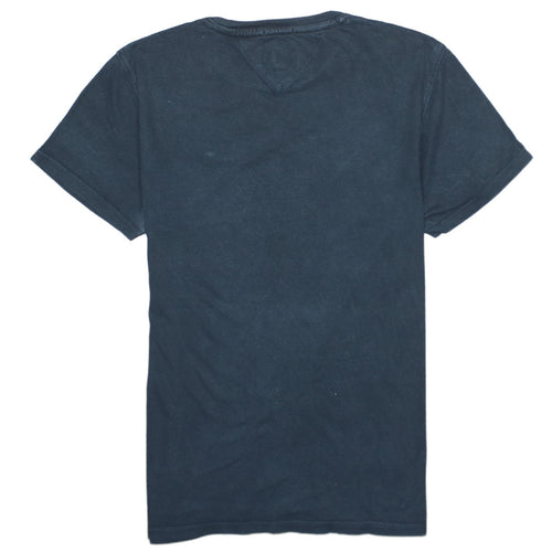 Tommy Jeans Men's Black Regular Fit Cotton Crew Neck T-Shirt S