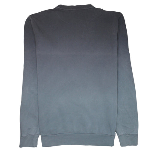 Diesel Men's Grey Logo Pullover Sweatshirt L Crew Neck Cotton