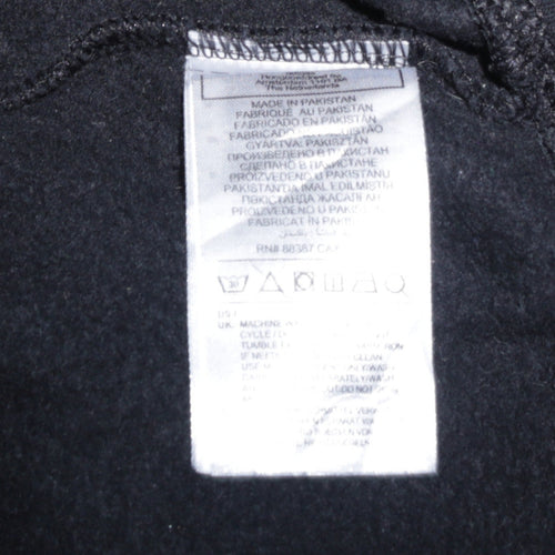 Adidas Women Black 2XL Pullover Hoodie Sweatshirt Cotton Blend