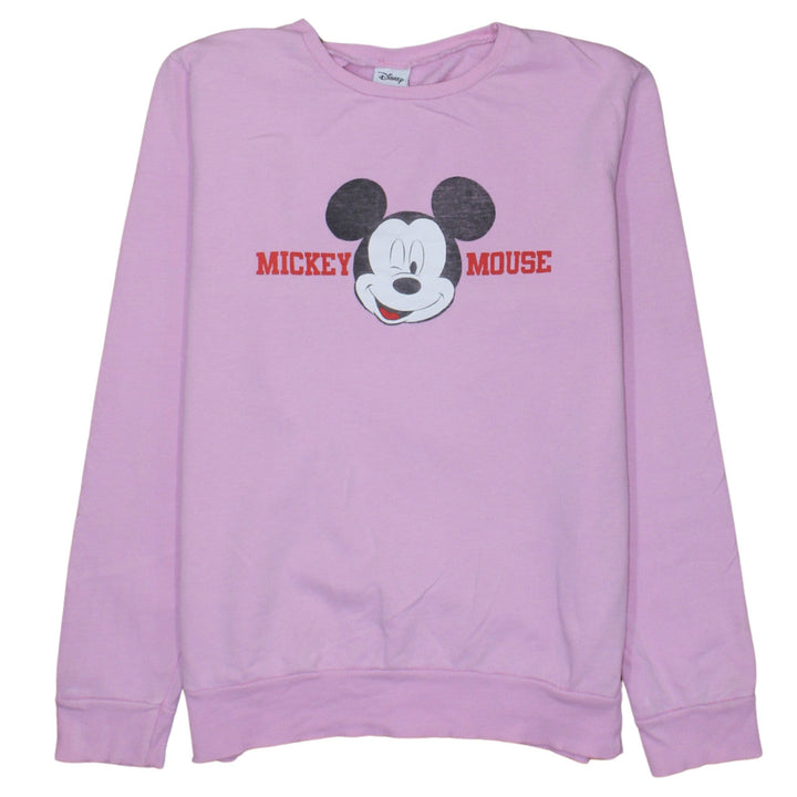 Disney Atmosphere Women's Pink Mickey Mouse Sweatshirt Size 10
